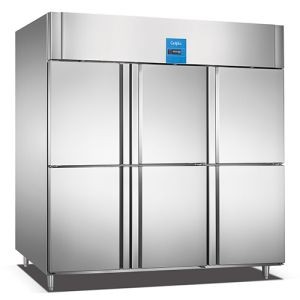 BEU frost free upright freezer dual temperature control QD1.6AL6F