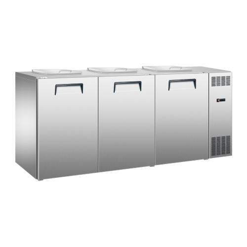 BEU garbage can keg cooler 3 door WTC3