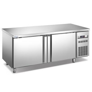 BEU undercounter fridge and freezer TG0.4BL2F