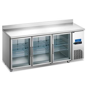 counter depth refrigerator glass door TG0.4AL3-SG